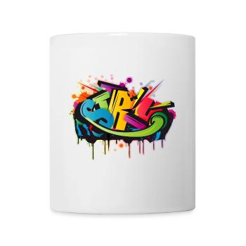 cool colorful urban art graffiti as STYLE-WRITING - Mug - white - Front