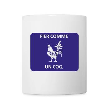 Proud as a rooster - Mug - white - Front