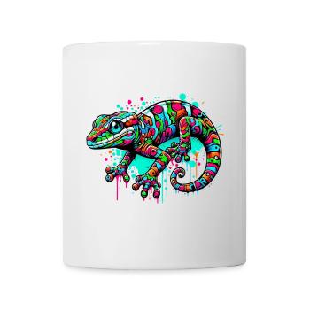 Gecko - Tasse - Weiß - Vorne