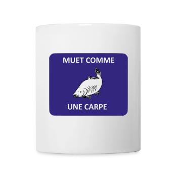 Leise wie ein Karpfen - Tasse - Weiß - Vorne