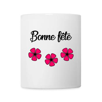 MOTHER'S DAY. HAPPY MOTHER'S DAY. MOM - Mug - white - Front