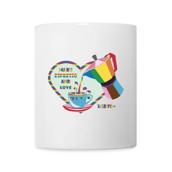 Espresso yourself and love :) - Mug - white - Front