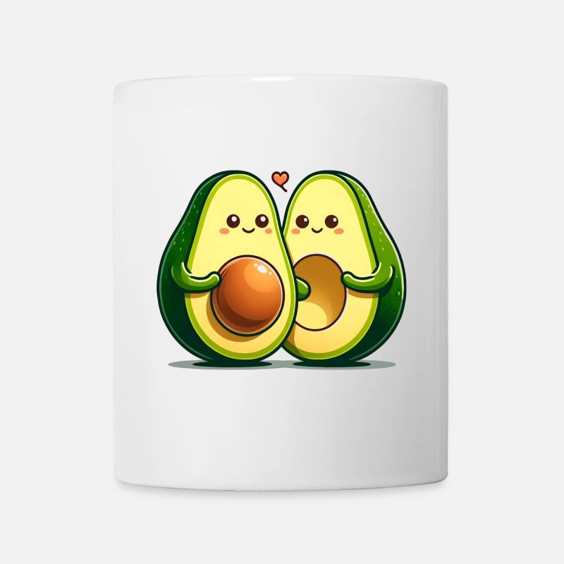 Avocado-Paar - Tasse - Weiß