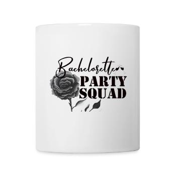 Bachelorette Party Squad – JGA Team Shirt - Tasse - Weiß - Vorne