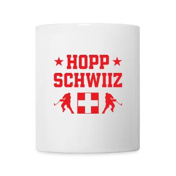 Équipe nationale de hockey sur glace Hopp Schwiiz - Mug blanc - blanc - Devant