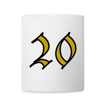ALLES GUTE ZUM GEBURTSTAG. ALLES GUTE ZUM GEBURTSTAG. JAHRESTAG. - Tasse - Weiß - Vorne