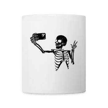Tödliches Selfie (Schwarz) - Tasse - Weiß - Vorne
