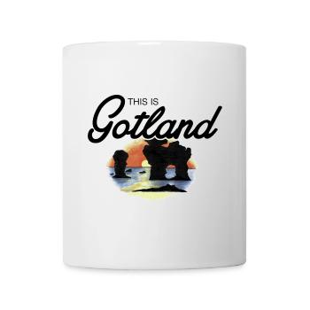 Das ist Gotland - Rauk - Tasse - Weiß - Vorne