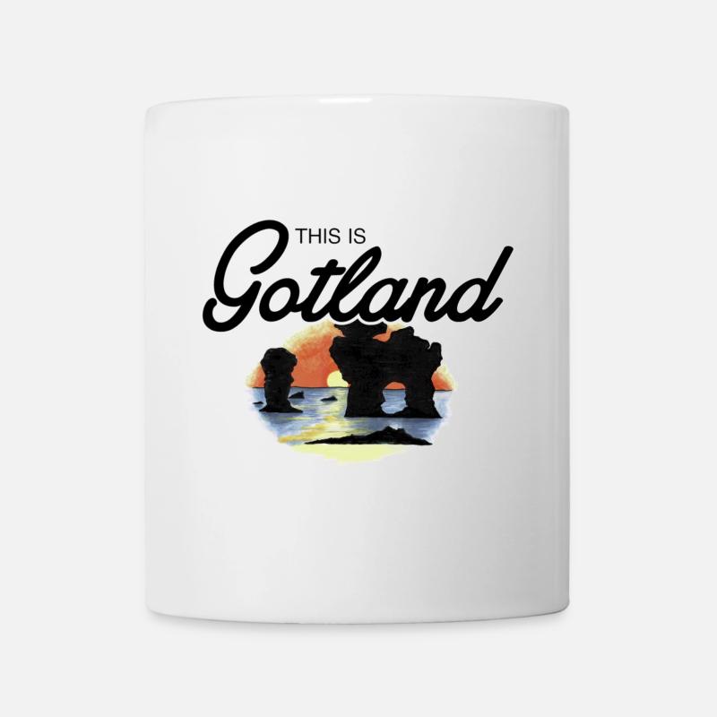 Das ist Gotland - Rauk - Tasse - Weiß
