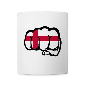 England Flag Fist - Mug - white - Front