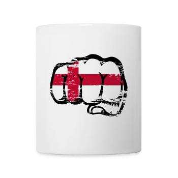 England flag fist used - Mug - white - Front