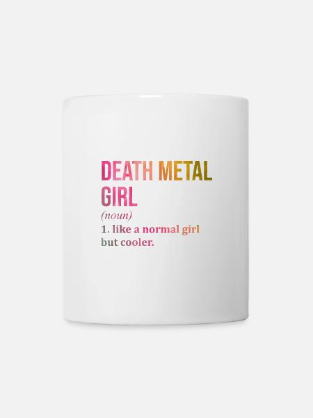Death Metal Death Metal Death Metal - Mug blanc - blanc