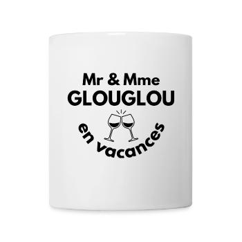 im Urlaub, Sommerurlaub, Urlaub am Meer - Tasse - Weiß - Vorne