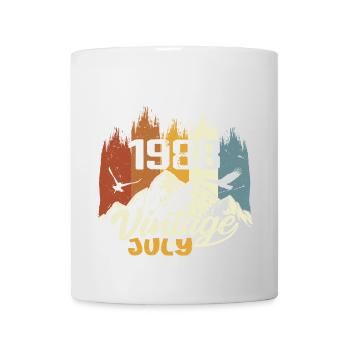 Vintage Juillet 1988 Cadeau d’anniversaire Juillet 1988 - Mug blanc - blanc - Devant