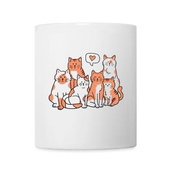 Katzen Katzenliebhaber - Tasse - Weiß - Vorne