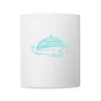 Kreuzfahrtschiff Kreuzfahrt - Tasse - Weiß - Vorne