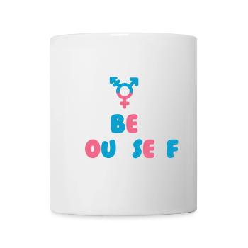LGBT Pride Month - Transgender. Sei du selbst - Tasse - Weiß - Vorne