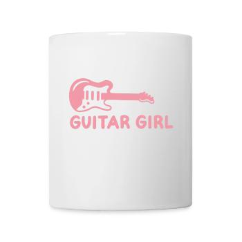 Gitarre Gitarristin - Tasse - Weiß - Vorne
