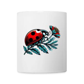 Marienkäfer - Tasse - Weiß - Vorne