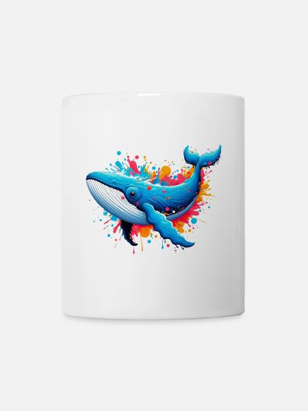 Baleine - Mug blanc - blanc
