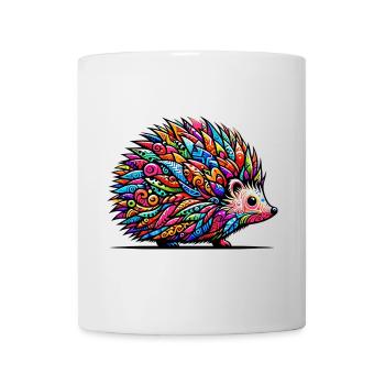 Hérisson - Mug blanc - blanc - Devant