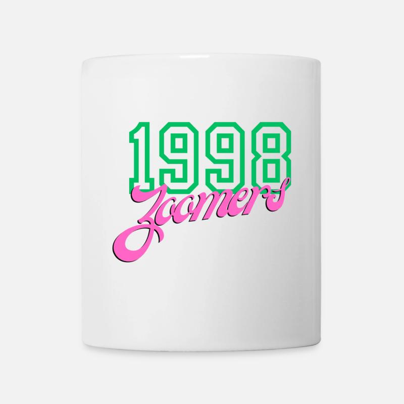 1998 Zoomers Retro Typography Design - Mug - white