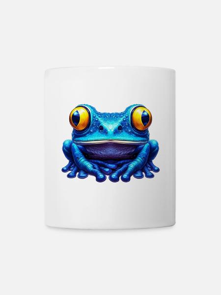 Frosch - Tasse - Weiß