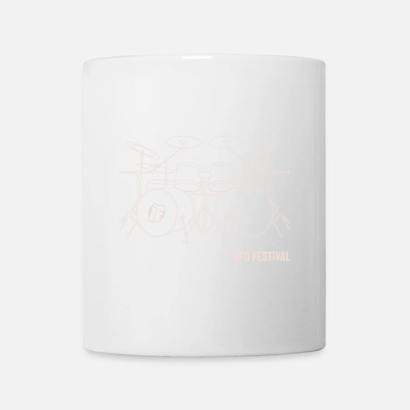 A battery in the outline - Mug - white