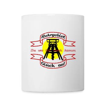 Zeche Förderturm im Ruhrgebiet - Tasse - Weiß - Vorne