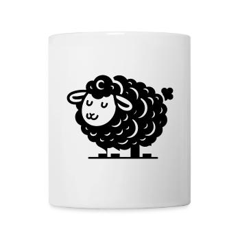 Mouton noir - Mug blanc - blanc - Devant