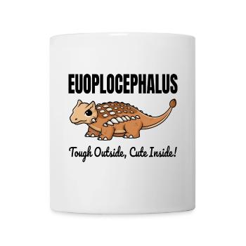 Euoplocephalus Dinosaurier Dino Paläontologe Fossil - Tasse - Weiß - Vorne