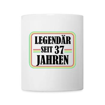 Legendary for 37 years, 37 birthday, finally 37 - Mug - white - Front