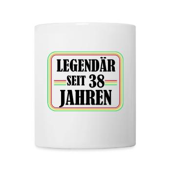 Legendary for 38 years, 38 birthday, finally 38 - Mug - white - Front
