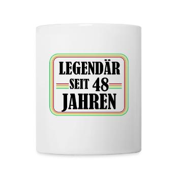 Legendary for 48 years, 48 birthday, finally 48 - Mug - white - Front