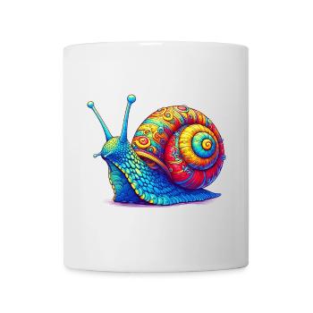 Escargot - Mug blanc - blanc - Devant