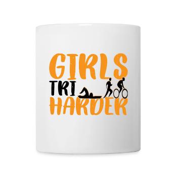 Girls Tri Harder 6 - Mug - white - Front