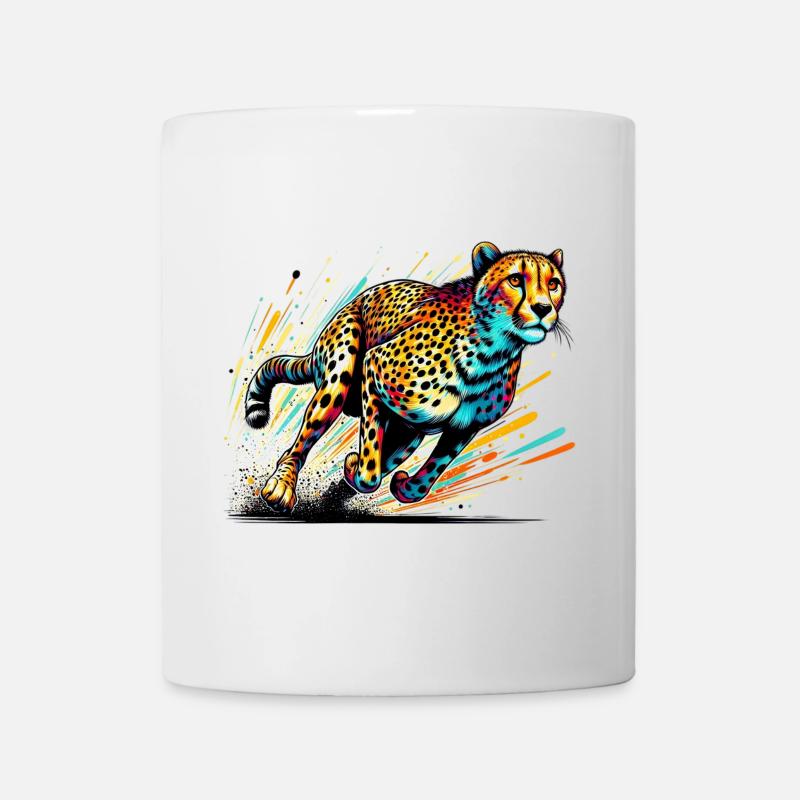 Guépard - Mug blanc - blanc