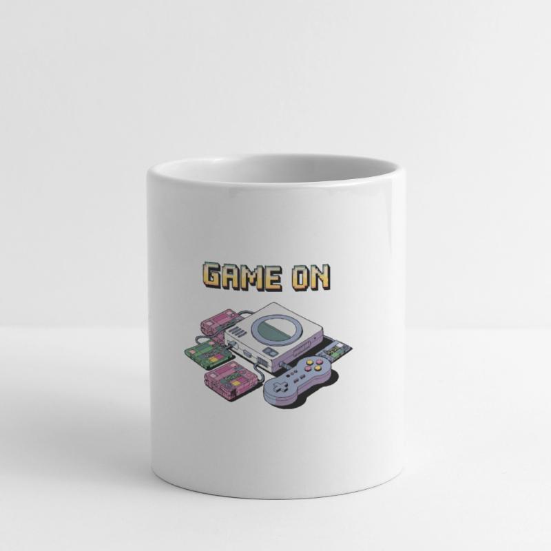 Conception de console de jeu rétro Mug blanc