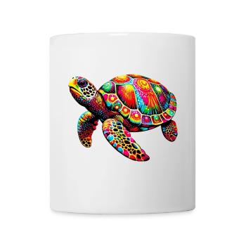 Tortue - Mug blanc - blanc - Devant