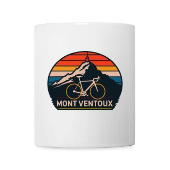 Mont Ventoux with Bike - Mug - white - Front