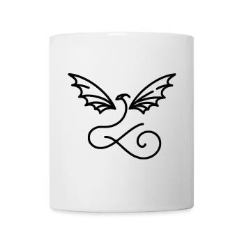 Flying Swirling Dragon - Mug - white - Front