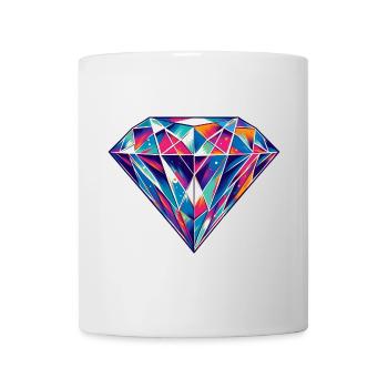 Diamant - Tasse - Weiß - Vorne