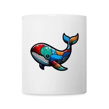 Wal - Tasse - Weiß - Vorne
