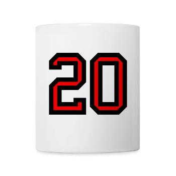 20. 20 YEARS. 20th ANNIVERSARY. 20 YEARS ANNIVERSARY. - Mug - white - Front