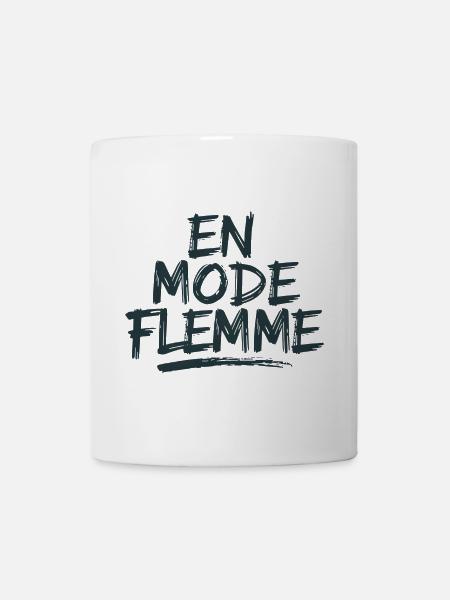 En mode flemme - Mug blanc - blanc