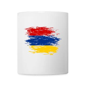 Armenien Flagge used - Tasse - Weiß - Vorne