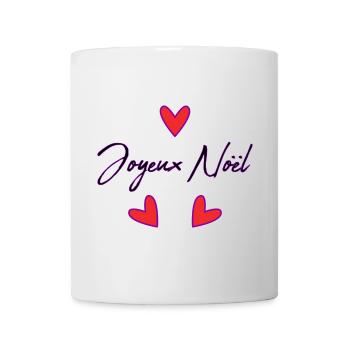 WEIHNACHTEN. FROHE WEIHNACHTEN. FROHE WEIHNACHTEN. NEUJAHRSTAG - Tasse - Weiß - Vorne
