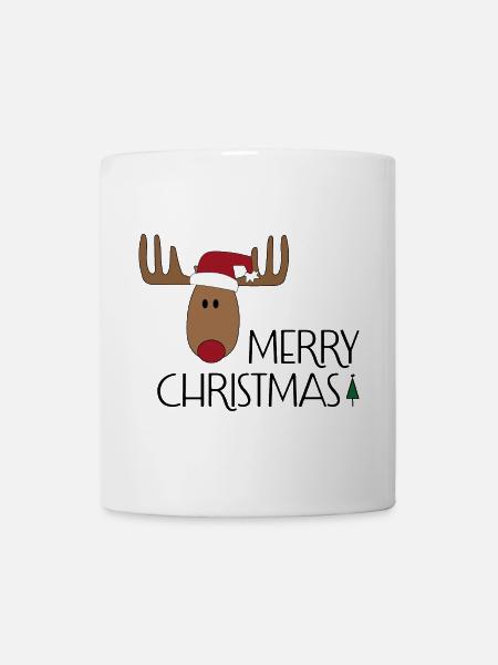 Frohe Weihnachten - Tasse - Weiß
