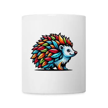 Hérisson - Mug blanc - blanc - Devant