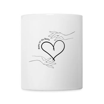 Mama ist die Beste Muttertag - Tasse - Weiß - Vorne